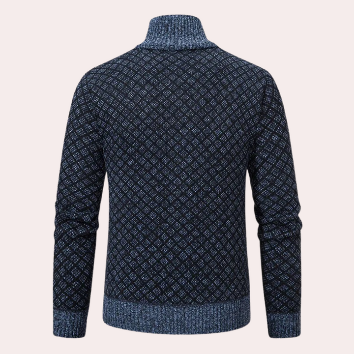 HENRY - Moderner Strickcardigan Für Herren