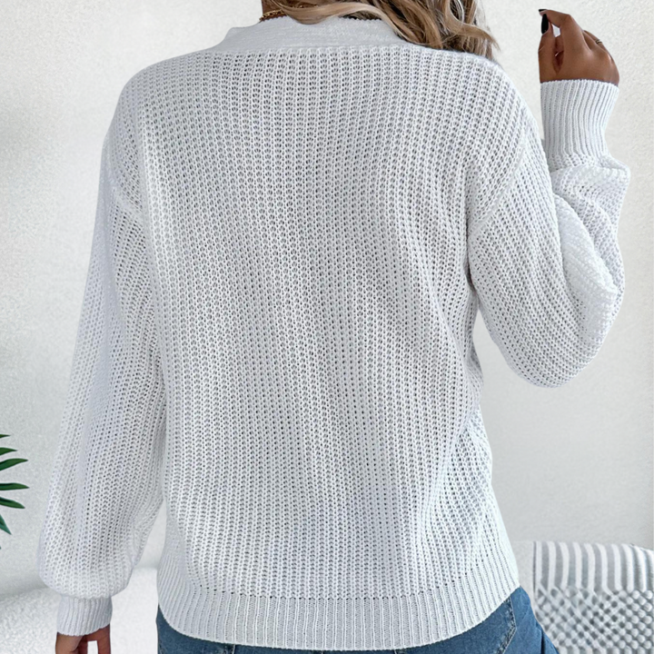 GRACE - Eleganter V-Ausschnitt Pullover Für Damen