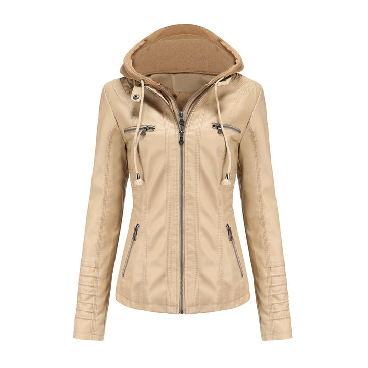 Stylische lederjacke