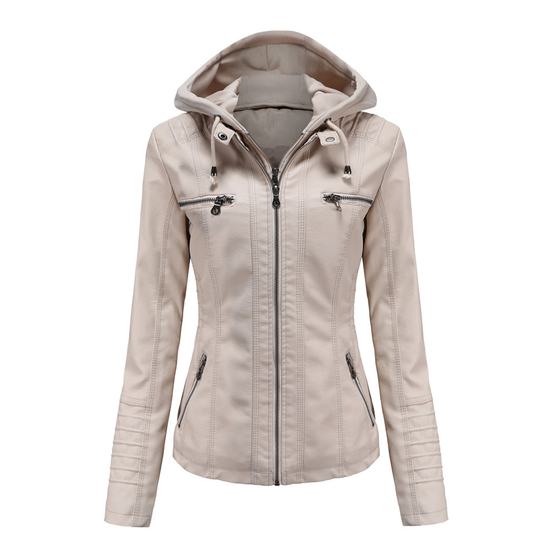 Stylische lederjacke