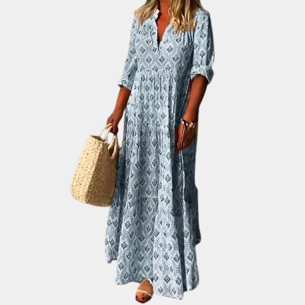 Blau Sommerkleid für Damen