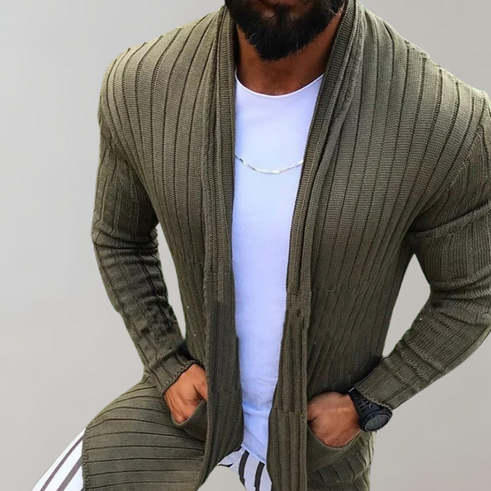 Lässige Strickjacke für Herren