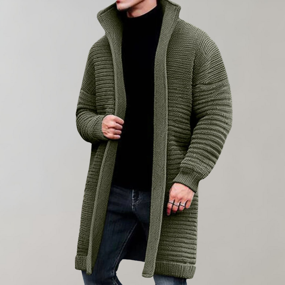 Lange Strickjacke für Herren