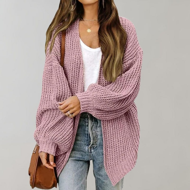 Lässige gestrickter Damen-Cardigan