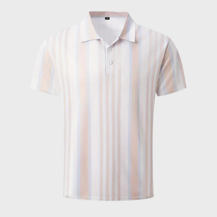 Lässiges gestreiftes Poloshirt für Herren