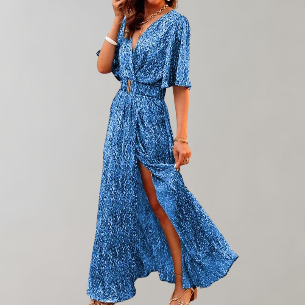 Maxi-Wickel-Sommerkleid