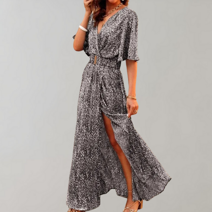 Maxi-Wickel-Sommerkleid