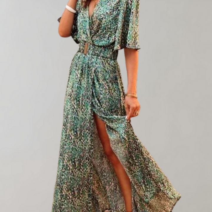 Maxi-Wickel-Sommerkleid