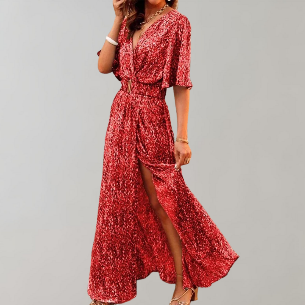 Maxi-Wickel-Sommerkleid