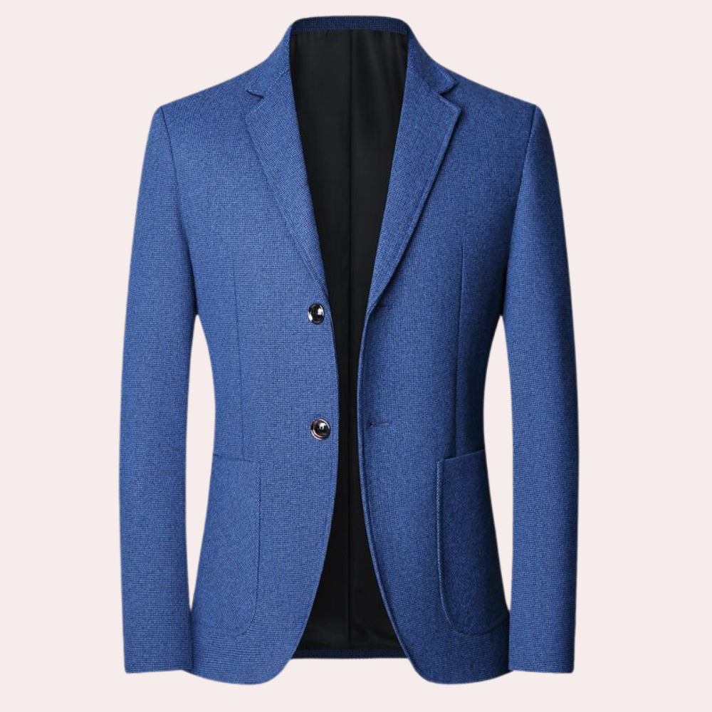 Formaler retro-karierter Herren-Blazer