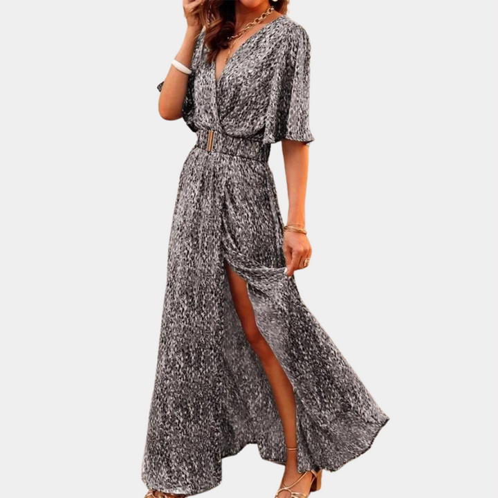 Maxi Wickelkleid für Damen