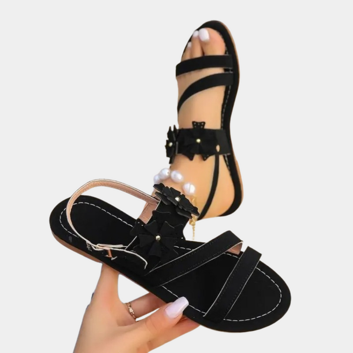 Stilvolle flache Sandalen für Damen