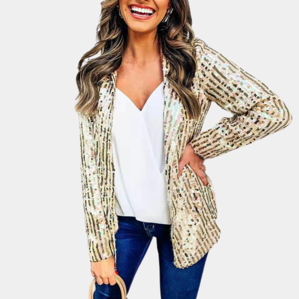 Schicker Glitzerblazer für Damen