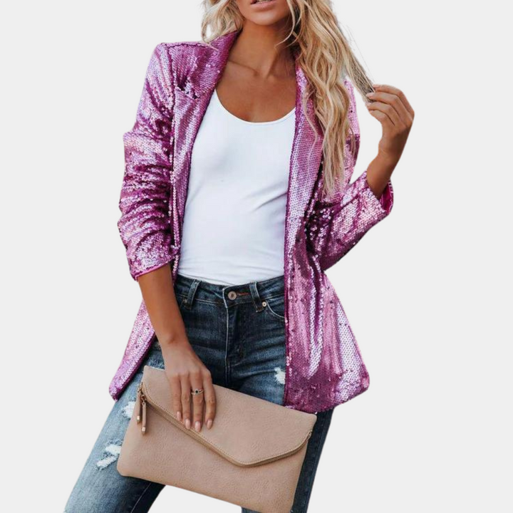 Schicker Glitzerblazer für Damen