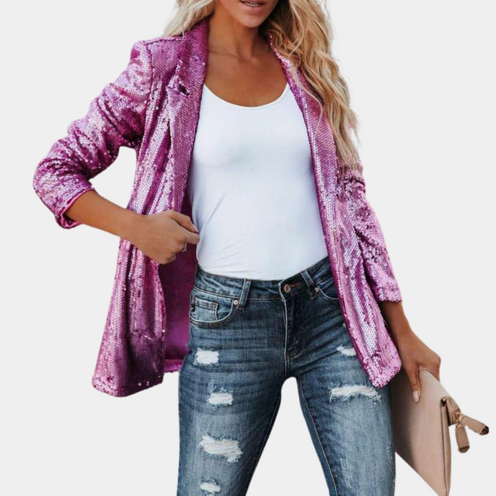 Schicker Glitzerblazer für Damen