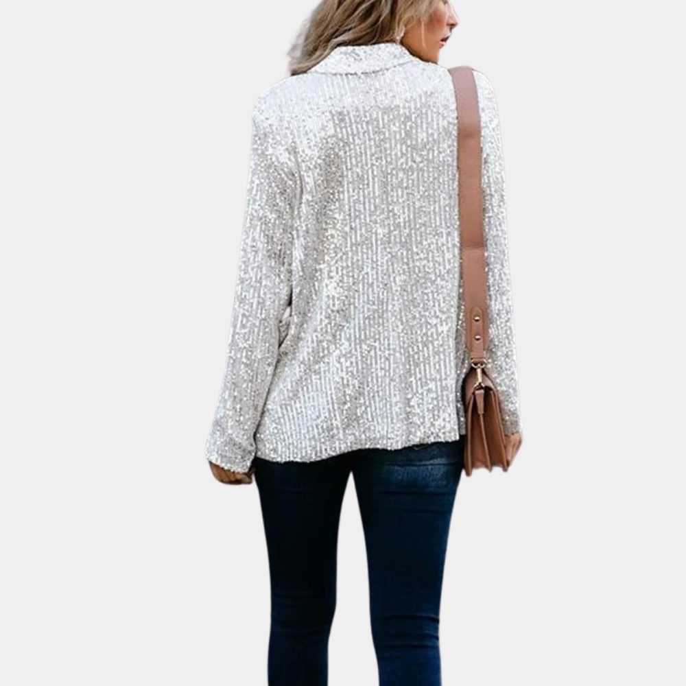 Schicker Glitzerblazer für Damen