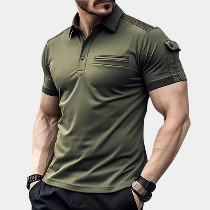 Atmungsaktives Herren-Poloshirt