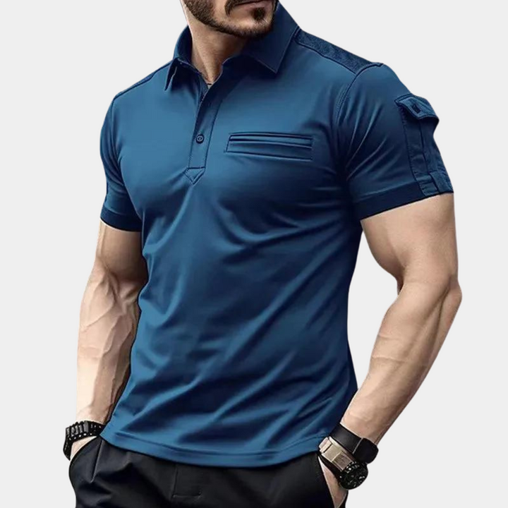 Atmungsaktives Herren-Poloshirt