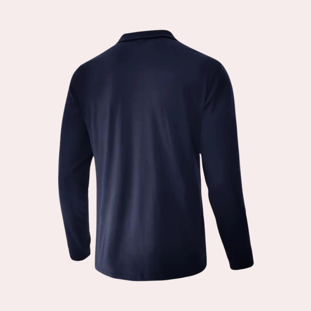 Langarm-Poloshirt für Herren