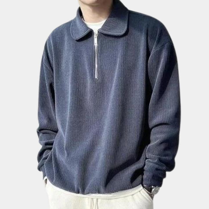 Bequemer lockerer Pullover für Herren