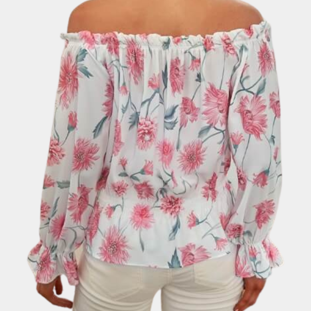 Stilvolle Blumenbluse für Damen