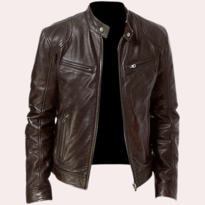 Luxuriöse Motorradjacke für Herren