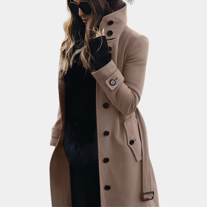 Stilvoller und warmer Damen-Trenchcoat