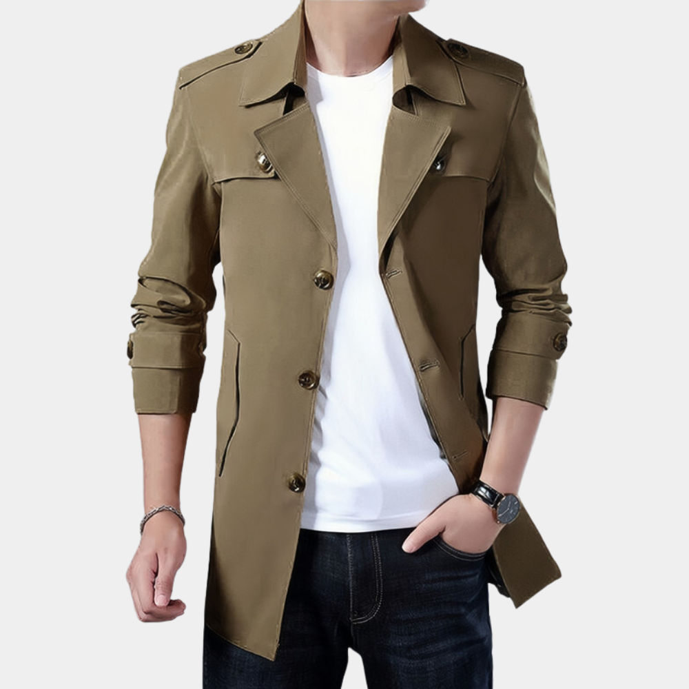 Stilvoller Trenchcoat für Herren