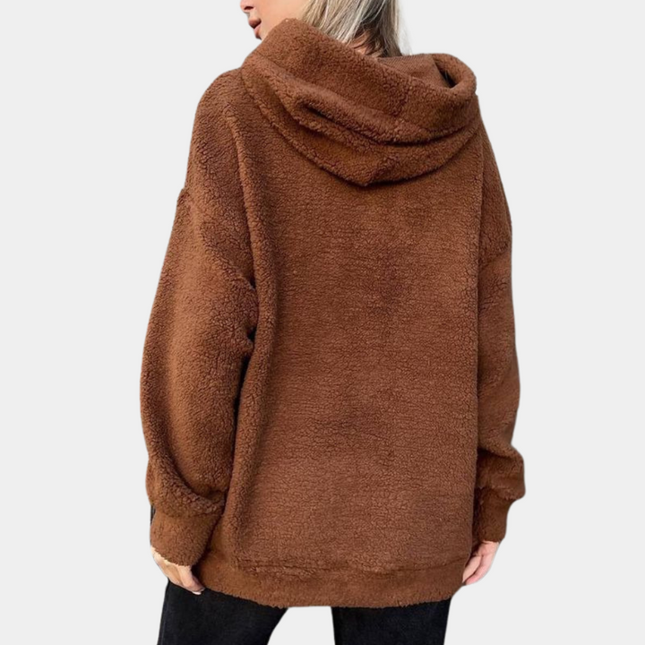 Weicher und warmer Kapuzenpullover für Damen