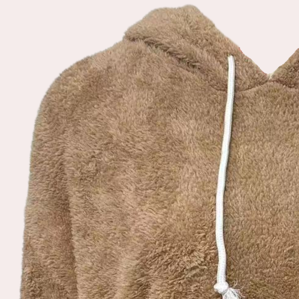 Weicher und warmer Kapuzenpullover für Damen