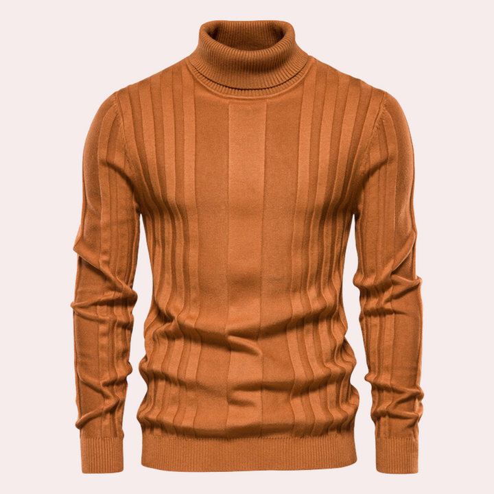 Warmer Rollkragenpullover für Herren