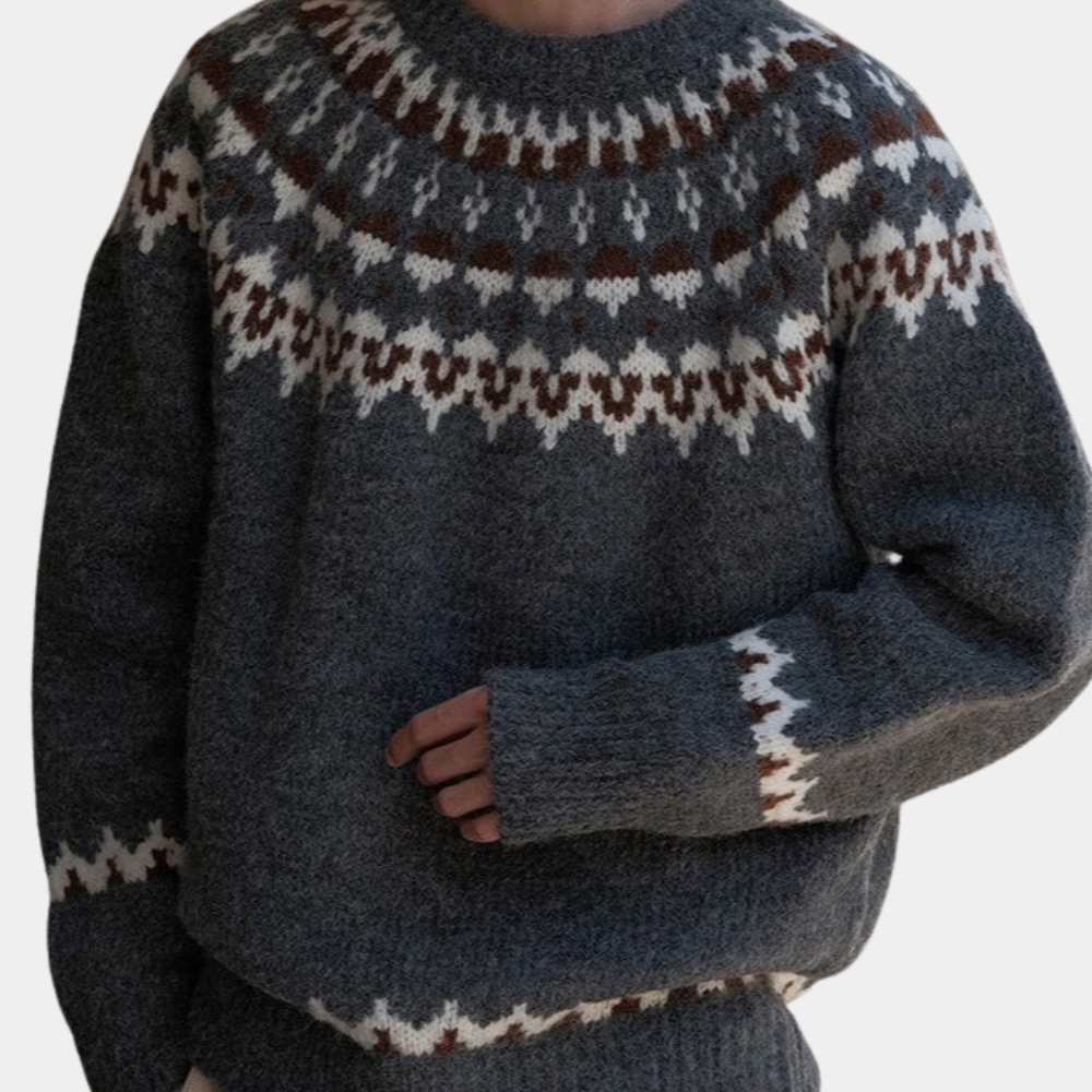 Warmer Strickpullover für Herren