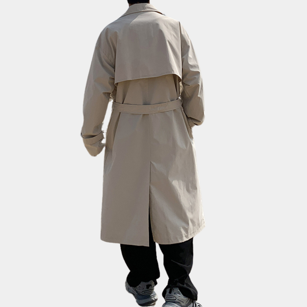 Langer Trenchcoat für Herren