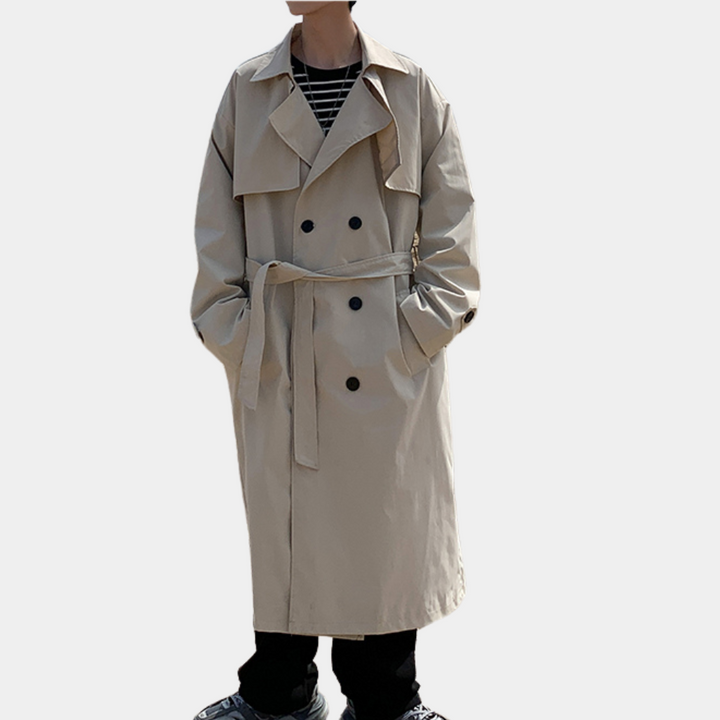 Langer Trenchcoat für Herren