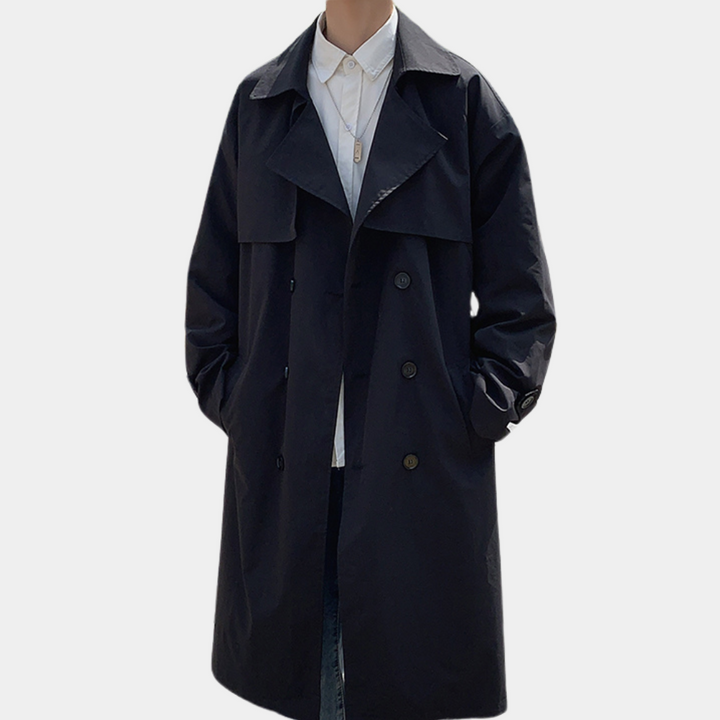 Langer Trenchcoat für Herren