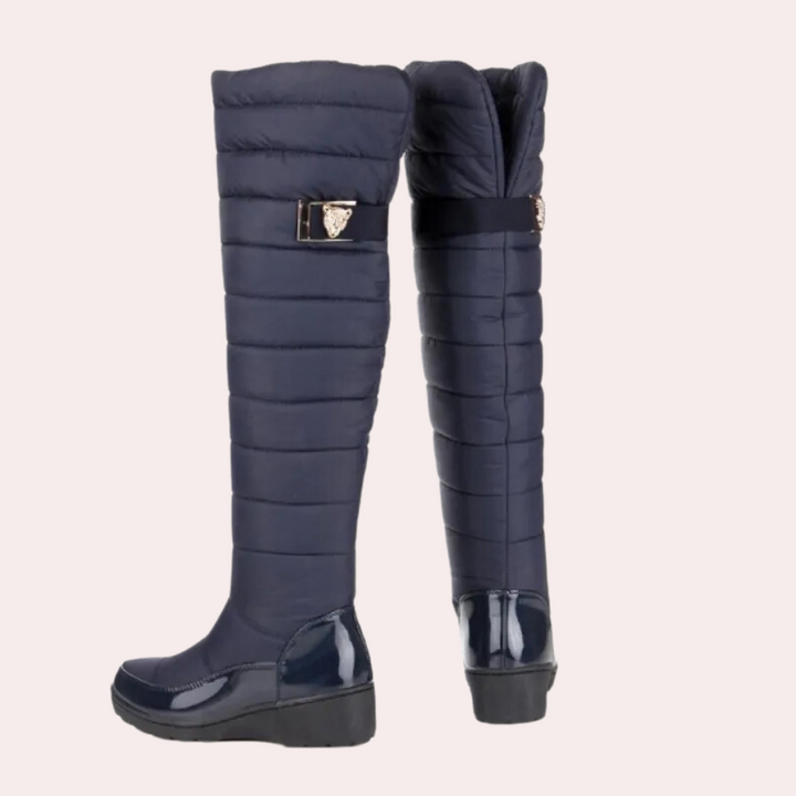 Bequeme Overknee-Damenstiefel