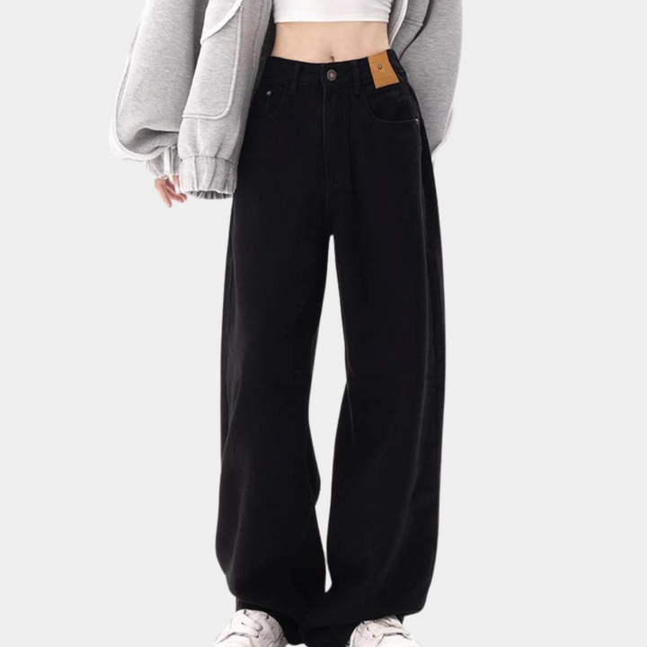 Lässige Baggy-Jeans für Damen