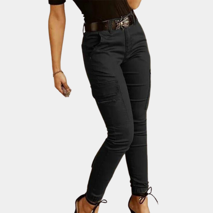 Lässige Damen-Cargo-Jeans