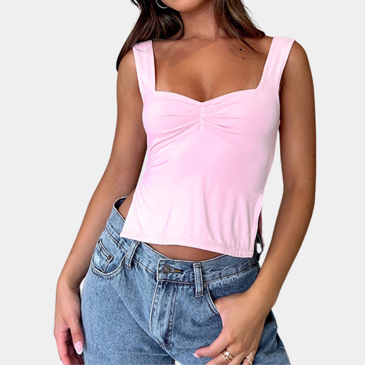 Stylisches ärmelloses Damen-Top