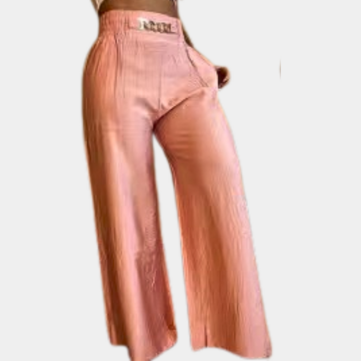 Elegante Hosen mit weitem Bein für Damen