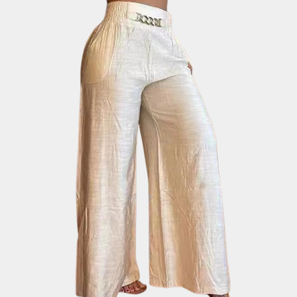 Elegante Hosen mit weitem Bein für Damen