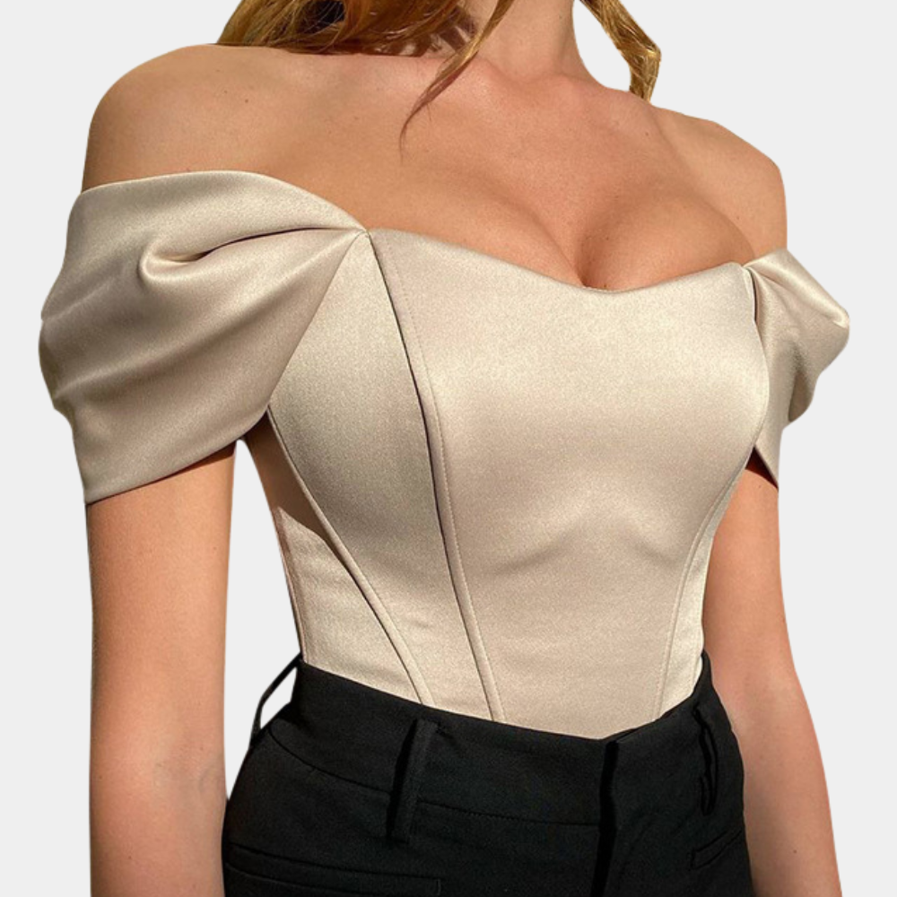 Violeta - Elegantes schulterfreies Damen-Top