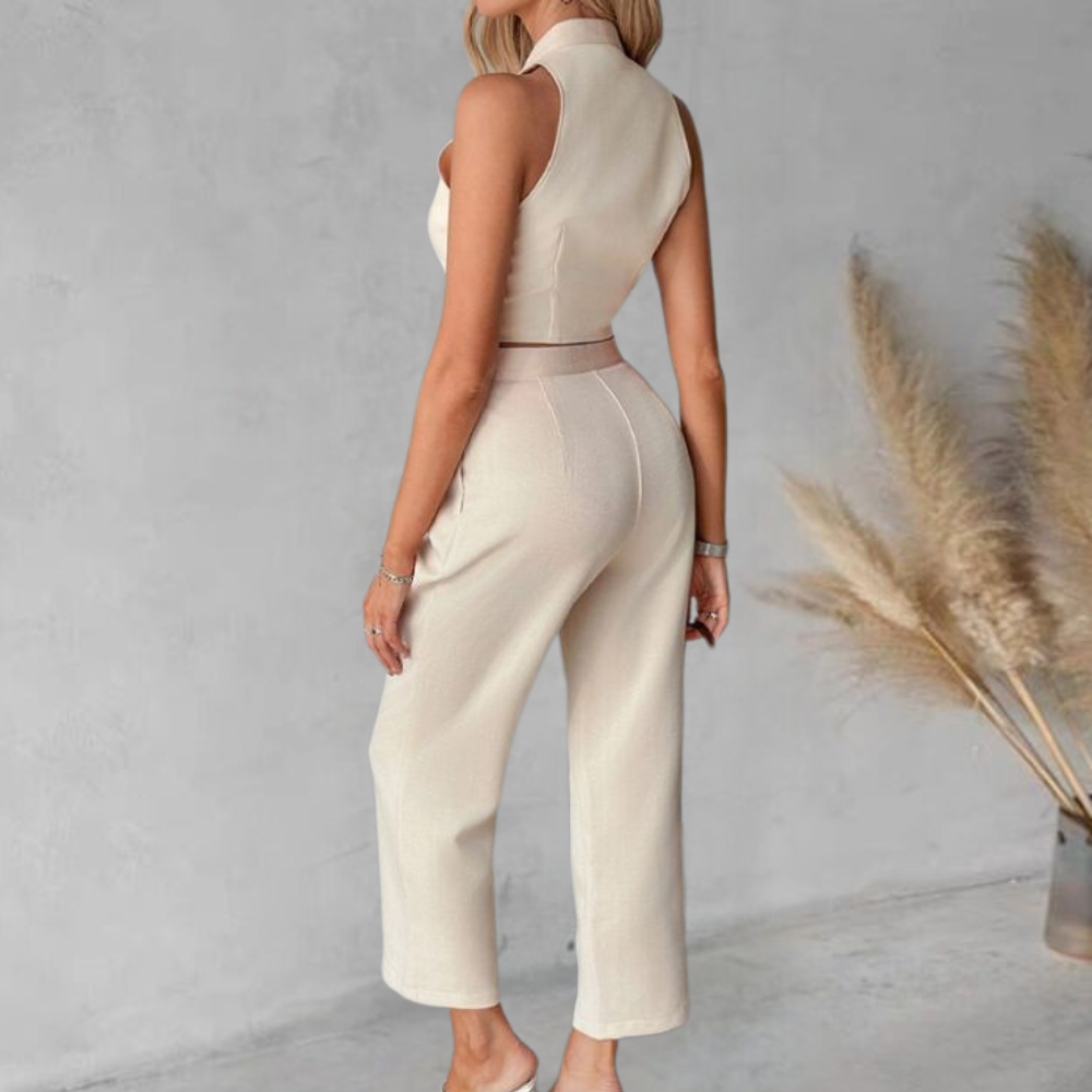 Roxana - Elegantes Set aus Weste und Hose für Damen