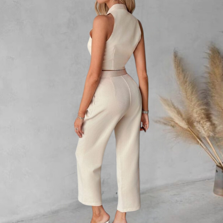 Roxana - Elegantes Set aus Weste und Hose für Damen