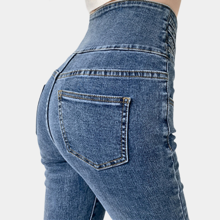 Idalia - Modische Damenjeans mit hoher Taille