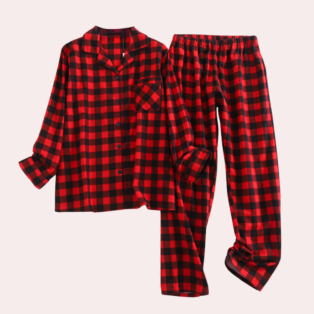 Genek - Bequemes 2-teiliges Pyjama-Set für Damen