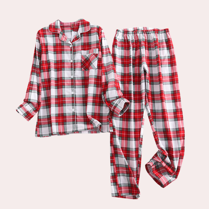 Genek - Bequemes 2-teiliges Pyjama-Set für Damen