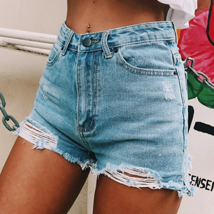 Ondine - Trendige Damen-Shorts mit Rippen