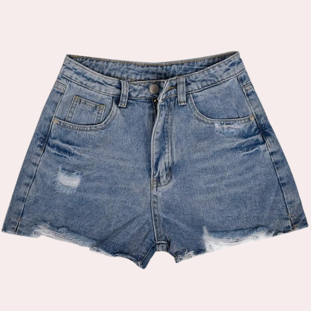 Ondine - Trendige Damen-Shorts mit Rippen