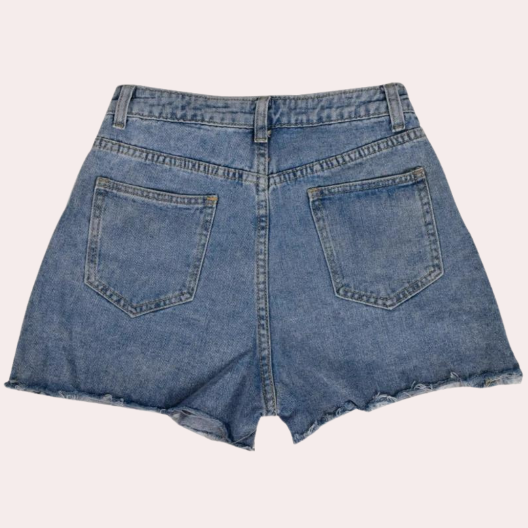 Ondine - Trendige Damen-Shorts mit Rippen